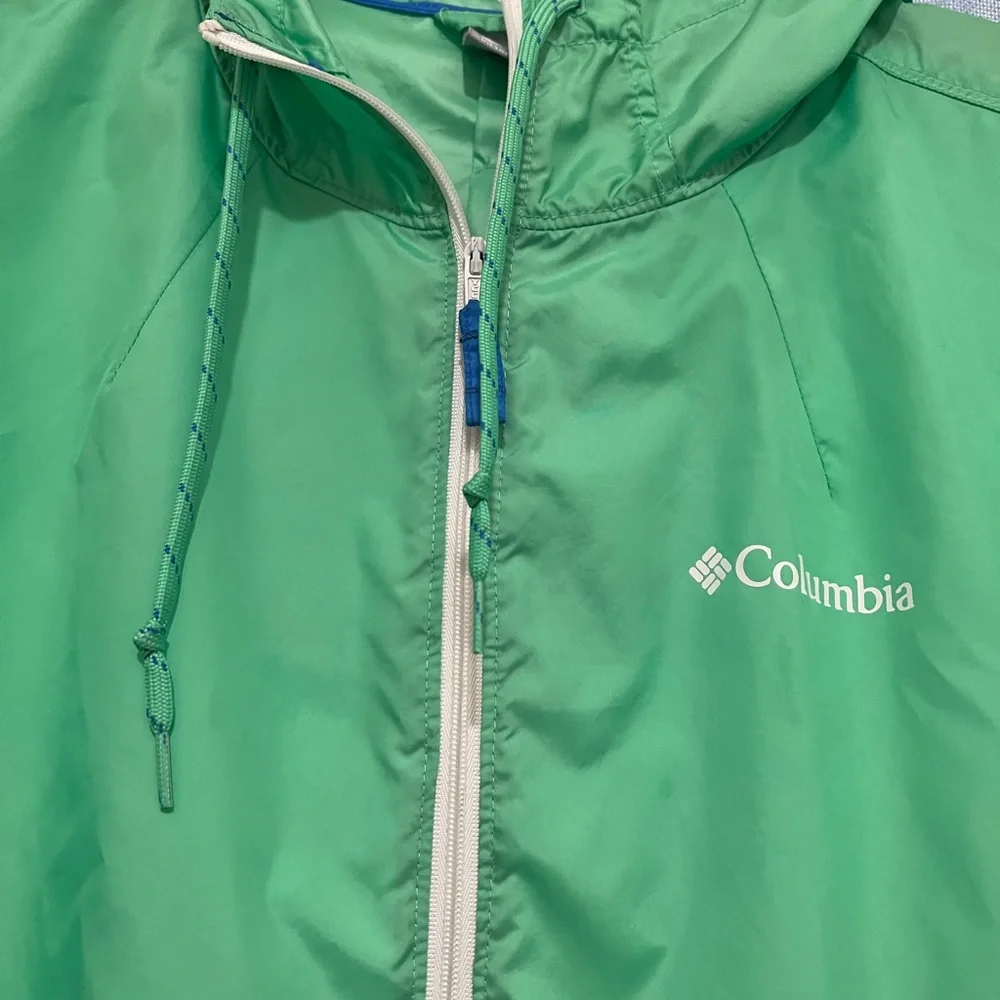 NWOT- Columbia Neon Green Windbreaker 💚✨ - Picture 5 of 7